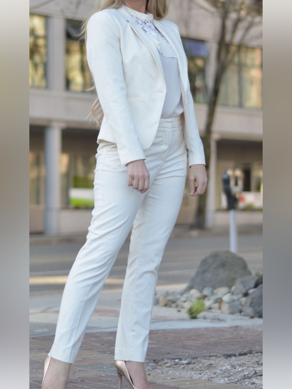 Olsen Women’s Cream Suit (Blazer & Jacket)